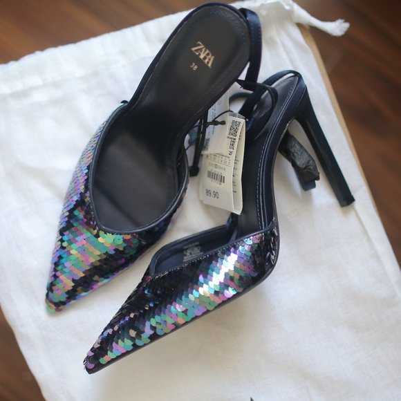 Zara Shoes - NWT SEQUIN PUMPS.